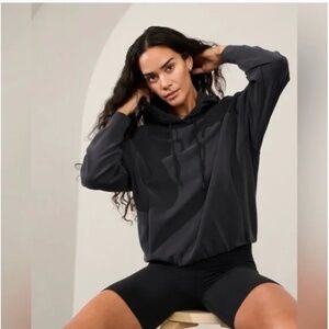 Athleta Seasoft Bubble Hem Hoodie